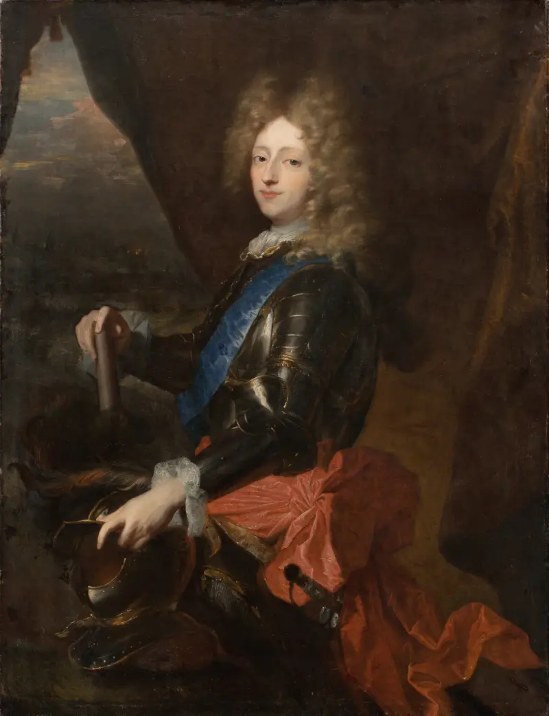 Porträtt av kung Fredrik IV som prins av Hyacinthe Rigaud