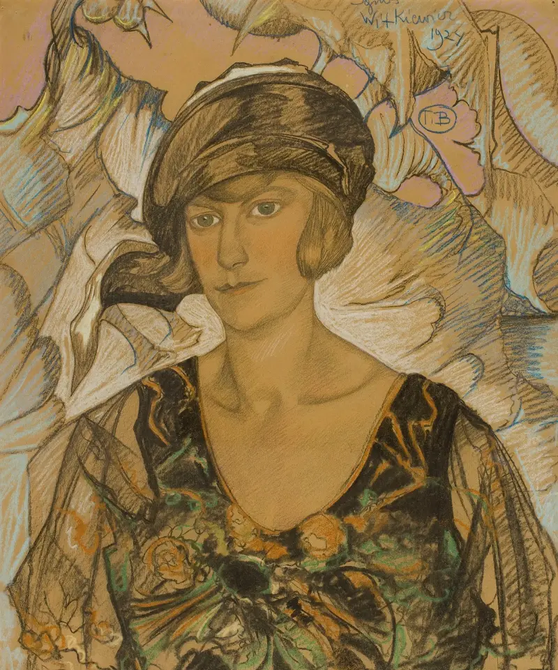 Bildnis der Irena Szarota von Stanisław Ignacy Witkiewicz