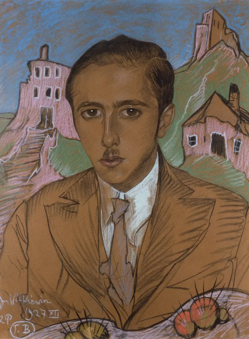 Porträtt av Jan Nawrocki av Stanisław Ignacy Witkiewicz