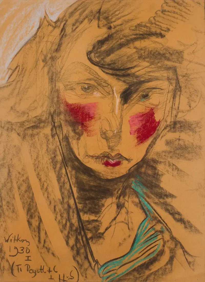 Porträtt av Nena Stachurska, 1930 av Stanisław Ignacy Witkiewicz