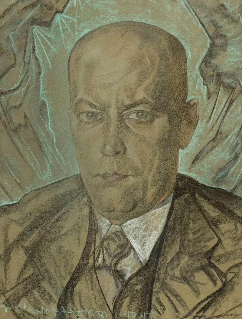 Porträtt av Włodzimierz Kotwicz-Gilewski av Stanisław Ignacy Witkiewicz