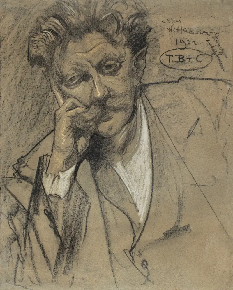 Porträtt av Czesław Jankowski av Stanisław Ignacy Witkiewicz