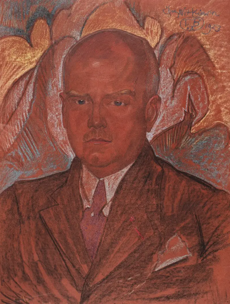 Porträt von Emil Młynarski von Stanisław Ignacy Witkiewicz