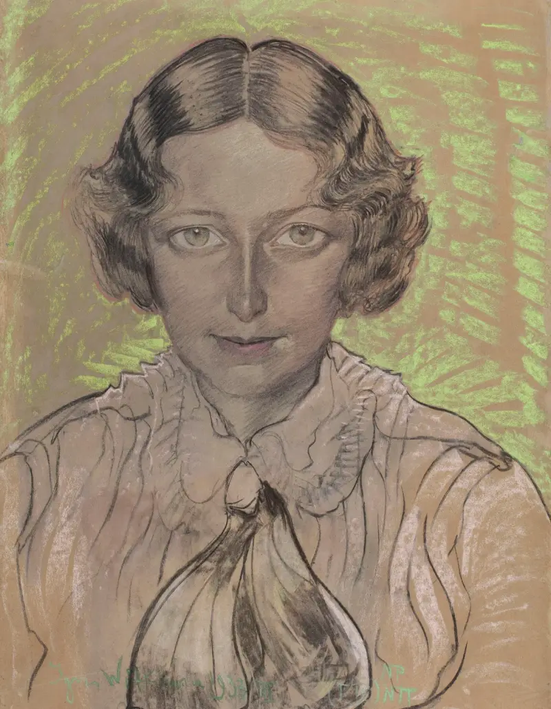 Portret Eugenii Bundykowej, 1933 av Stanisław Ignacy Witkiewicz