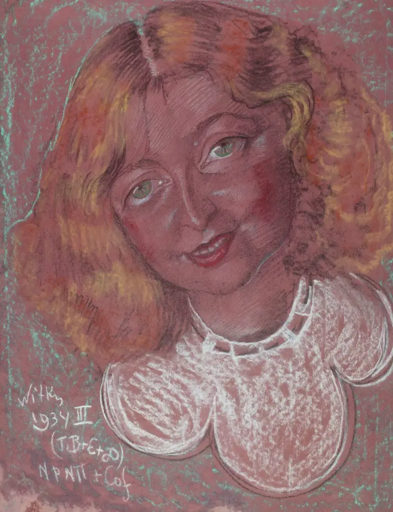 Portret Eugenii Bundykowej, 1934 – nr 1 av Stanisław Ignacy Witkiewicz
