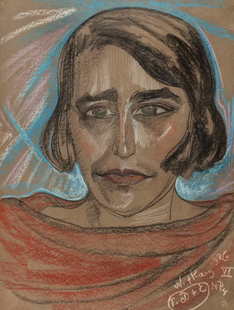 Porträtt av Helena Jasińska av Stanisław Ignacy Witkiewicz