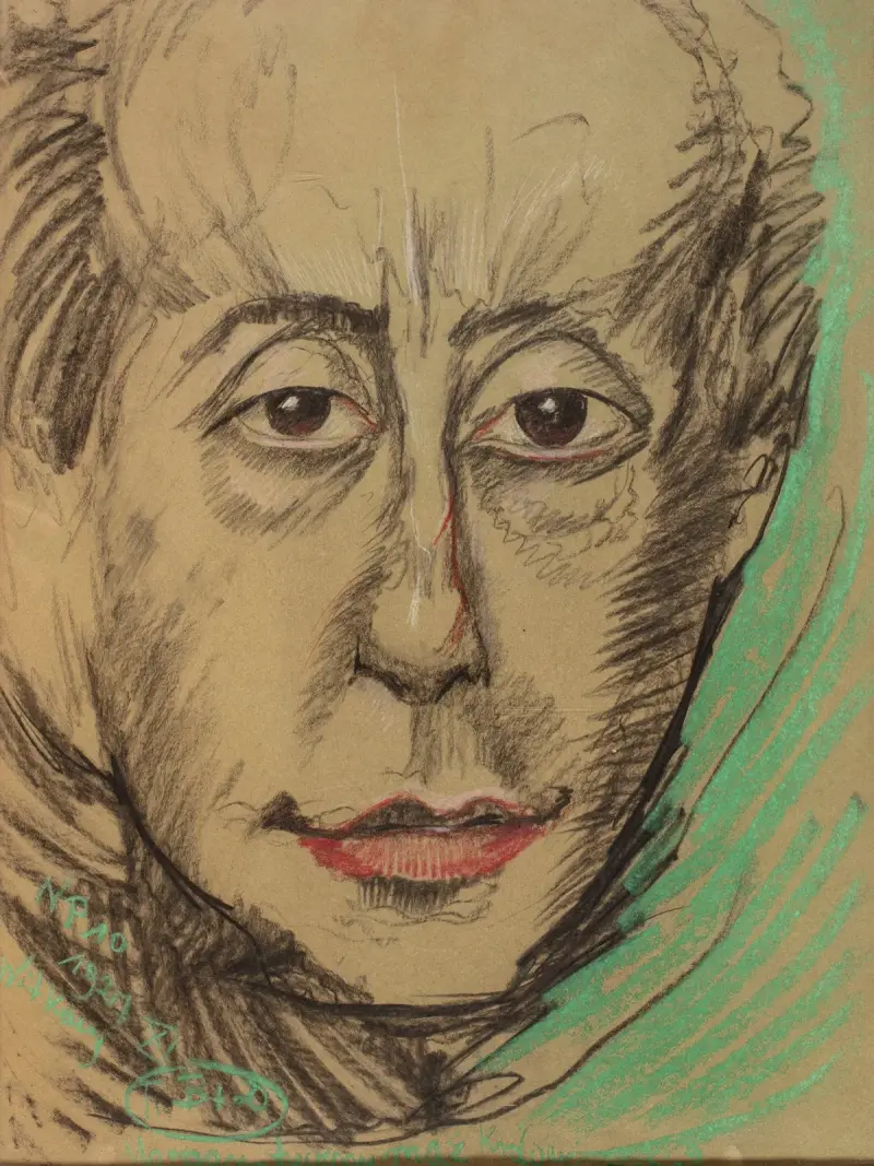 Portret Leona Reynela, 1927 – nr 2 av Stanisław Ignacy Witkiewicz