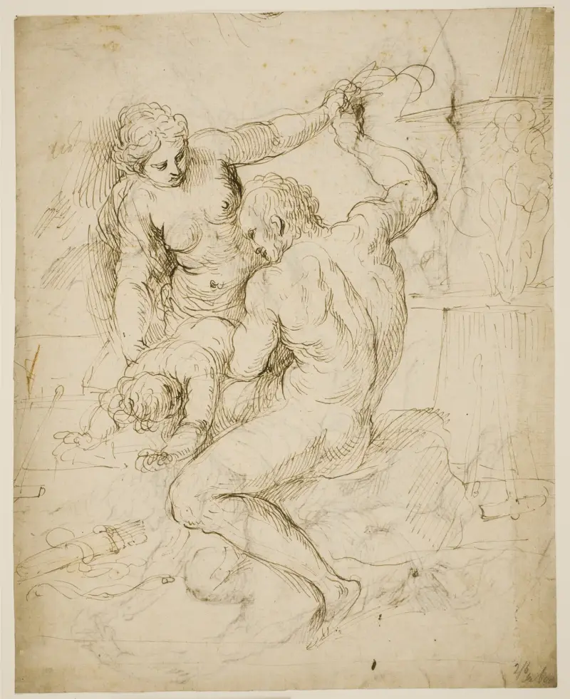Amor tugtes av Jacopo Palma il Giovane