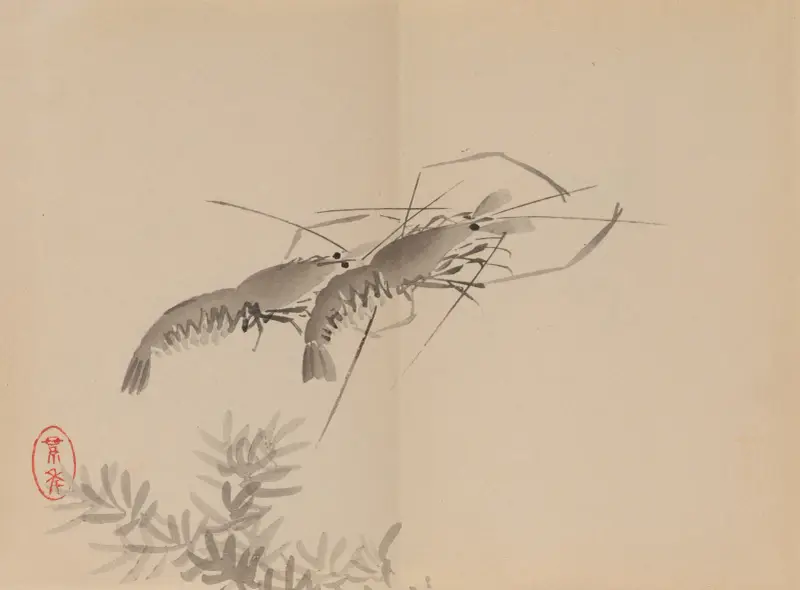 Keinen shūgajō, plansch 51 av Imao Keinen