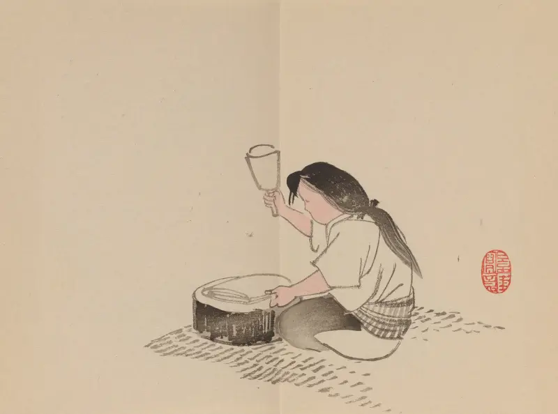 Keinen shūgajō, plansch 78 av Imao Keinen