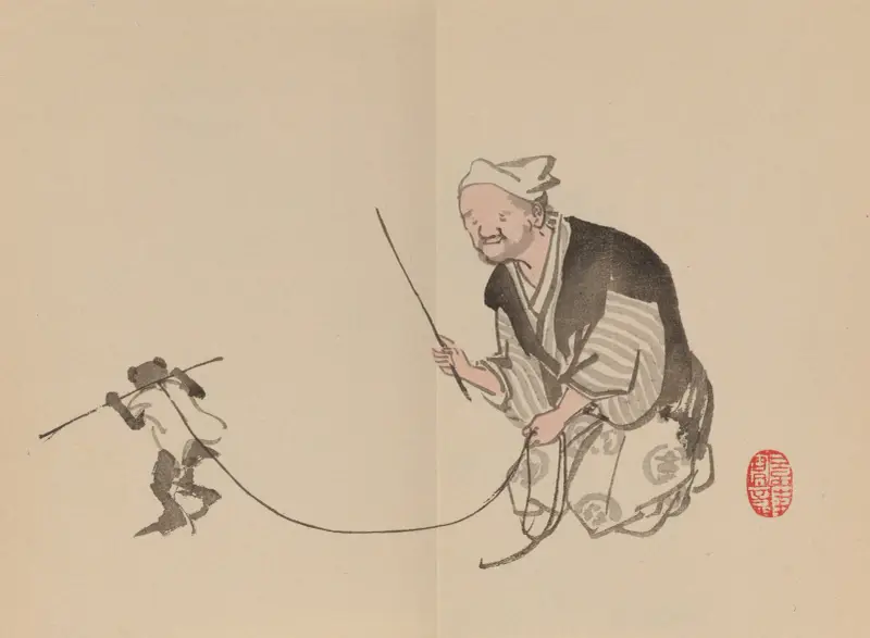Keinen shūgajō, plansch 81 av Imao Keinen