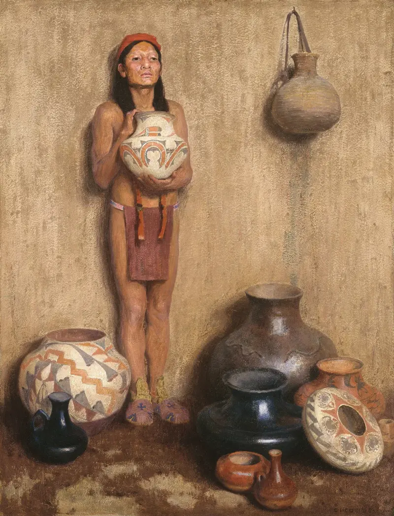 Prodavač keramiky, Eanger Irving Couse