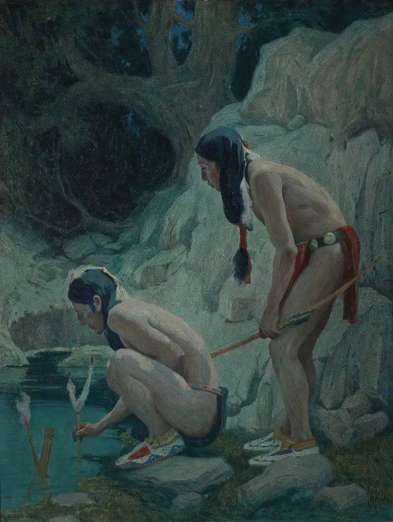 Posvátné vody, Eanger Irving Couse