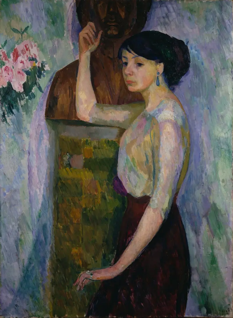 Portrait of Mrs. Ise Morsing, Isaac Grünewald