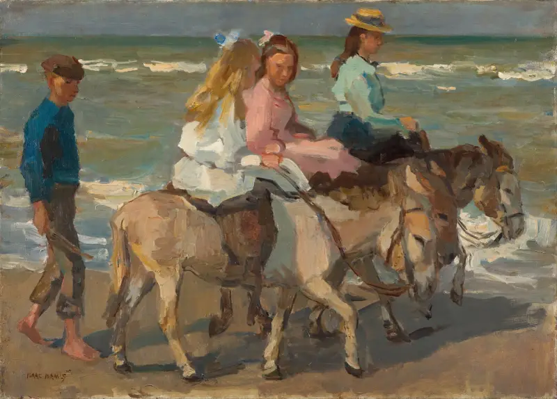 Donkey riding av Isaac Israëls