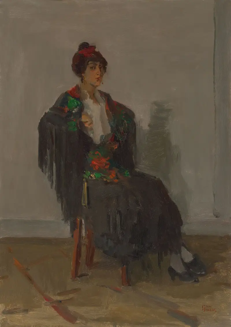 Sitzende Dame in spanischer Tracht von Isaac Israëls