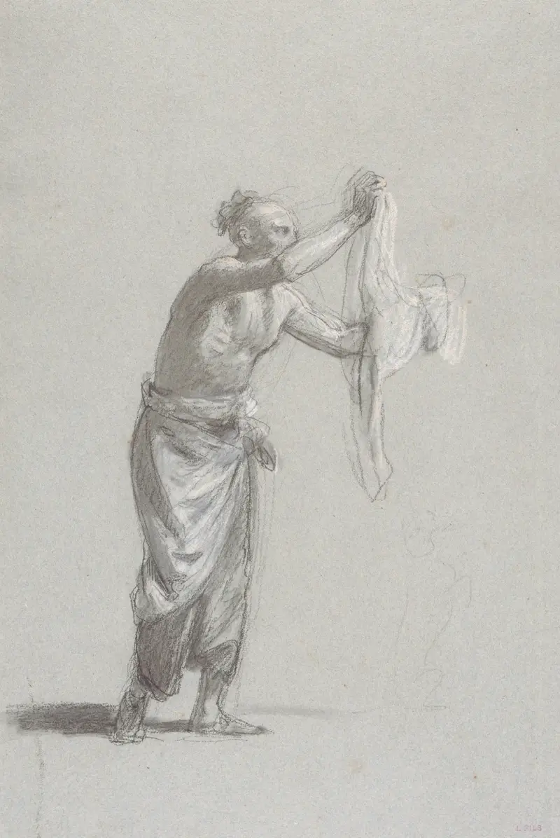 Arab with a Linen av Isidore Pils