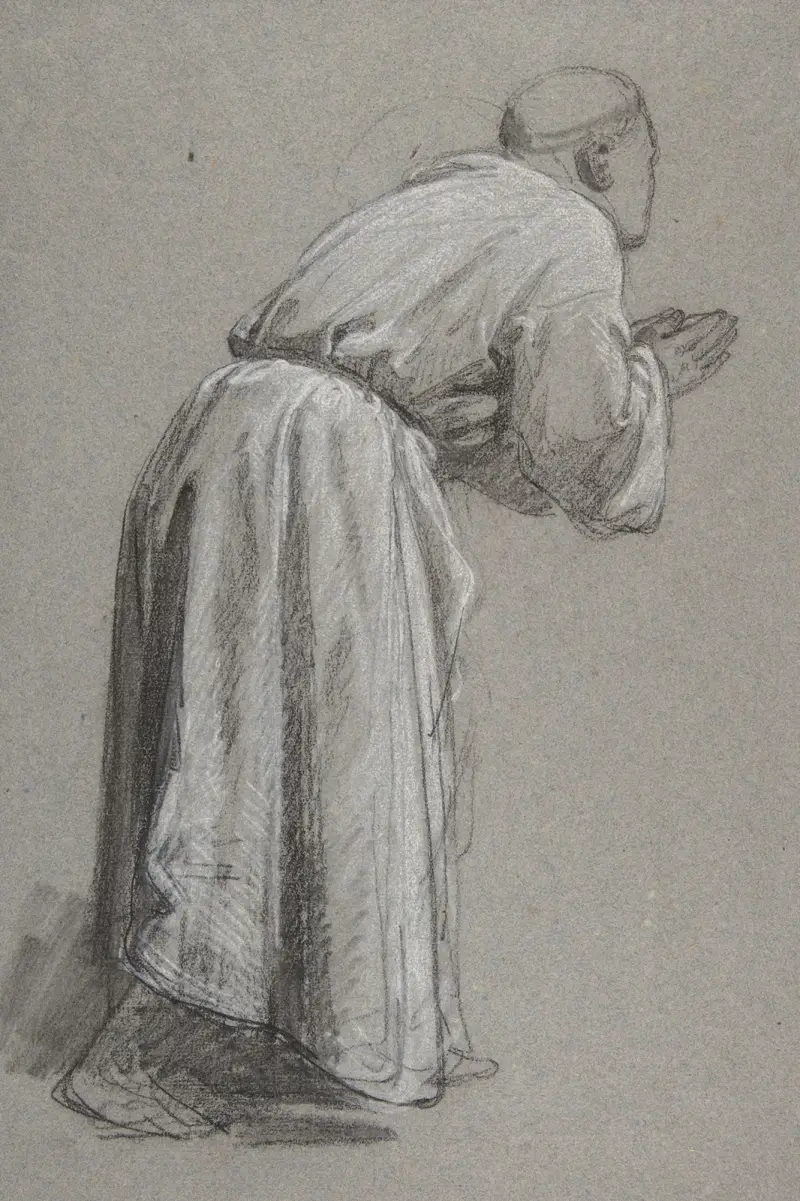 Cleric with Joined Hands av Isidore Pils