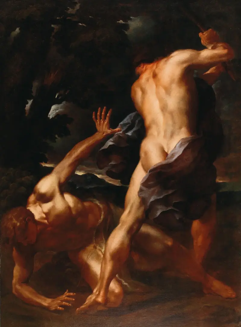 Kain und Abel von Italian School