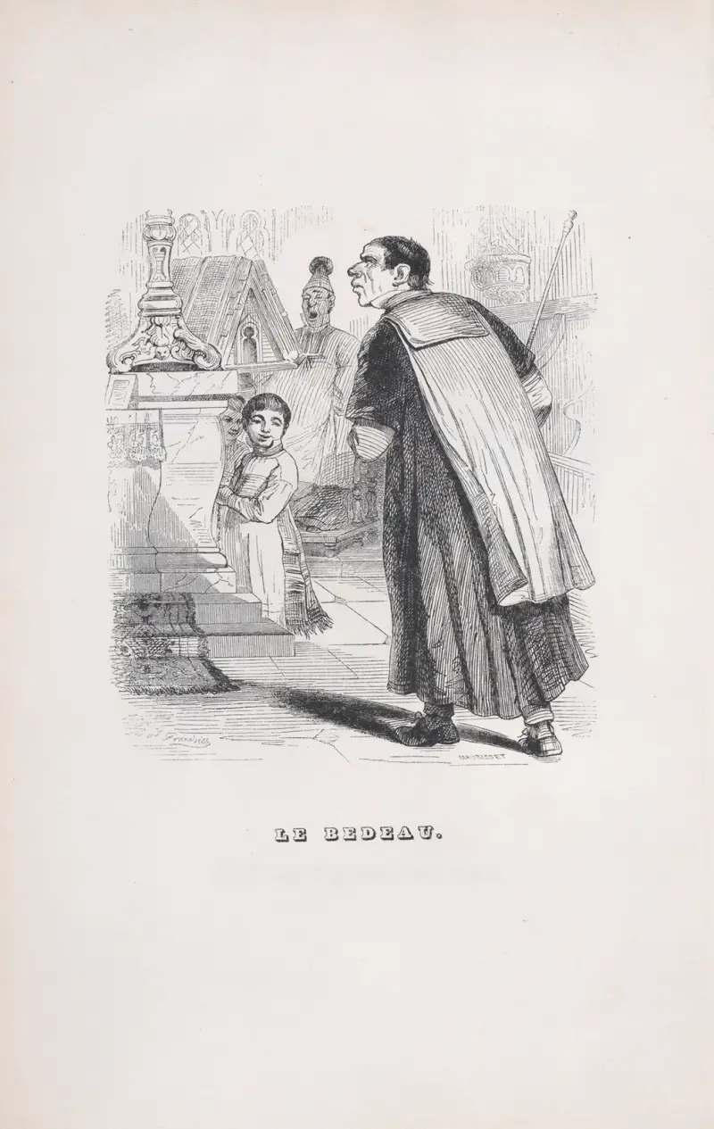 Der Küster von J. J. Grandville