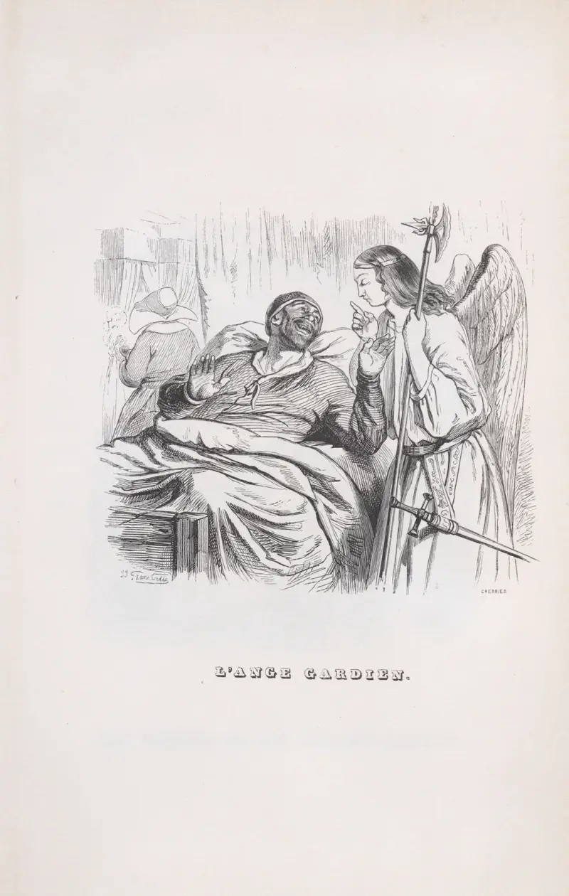 Skyddsängeln av J. J. Grandville