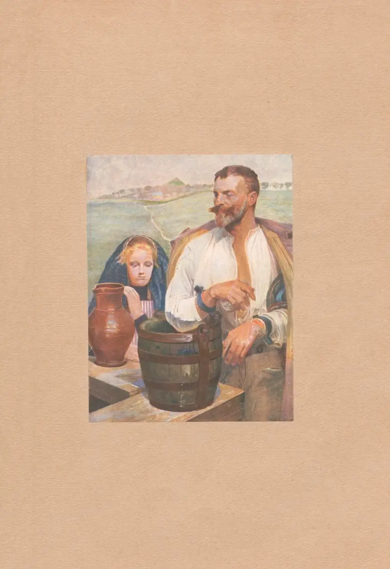 Jacek Malczewski: Den förgiftade brunnen, plansch 3 av Jacek Malczewski