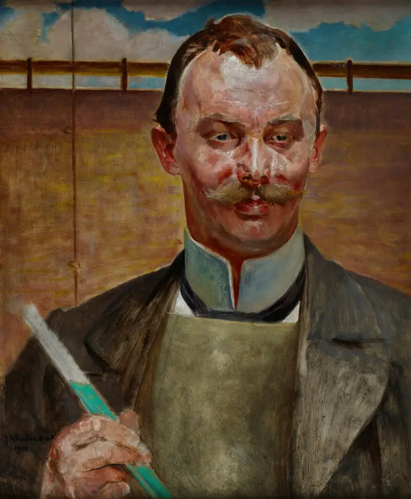 Porträtt av Alfred Stepek av Jacek Malczewski