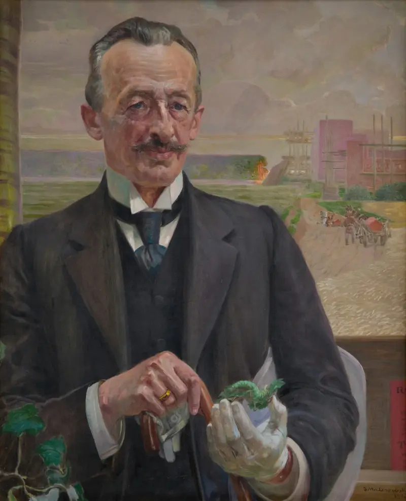 Porträtt av Józef Sare, Krakóws vicepresident av Jacek Malczewski