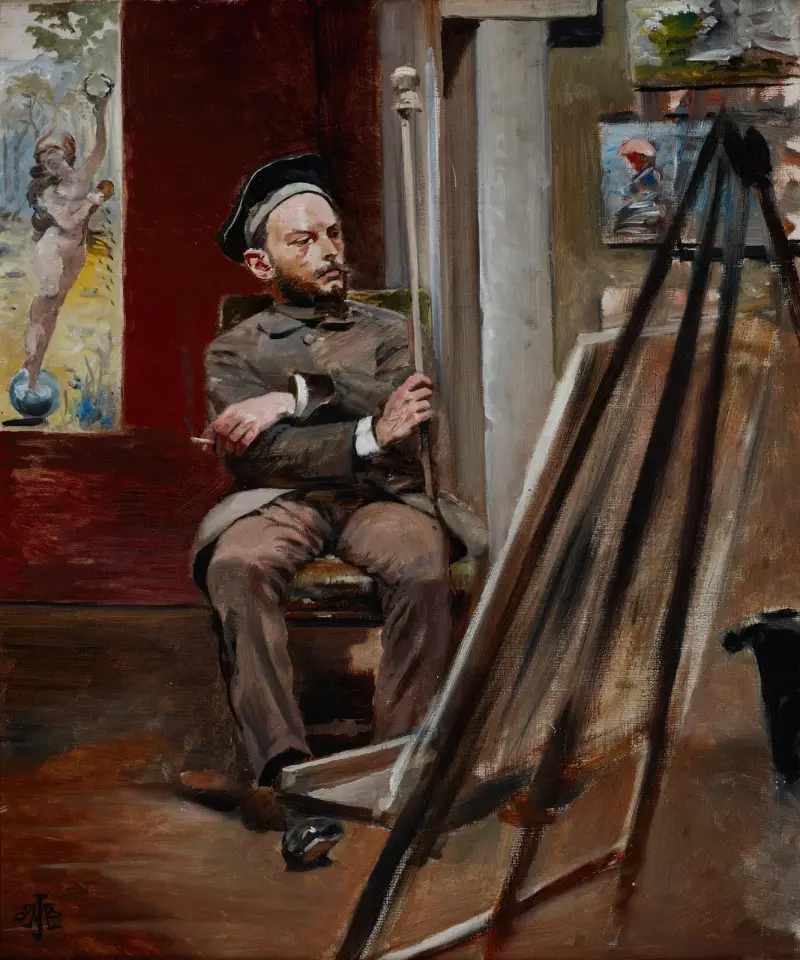 Porträtt av Stanisław Tondos av Jacek Malczewski