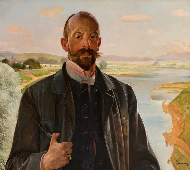 Selbstbildnis von Jacek Malczewski