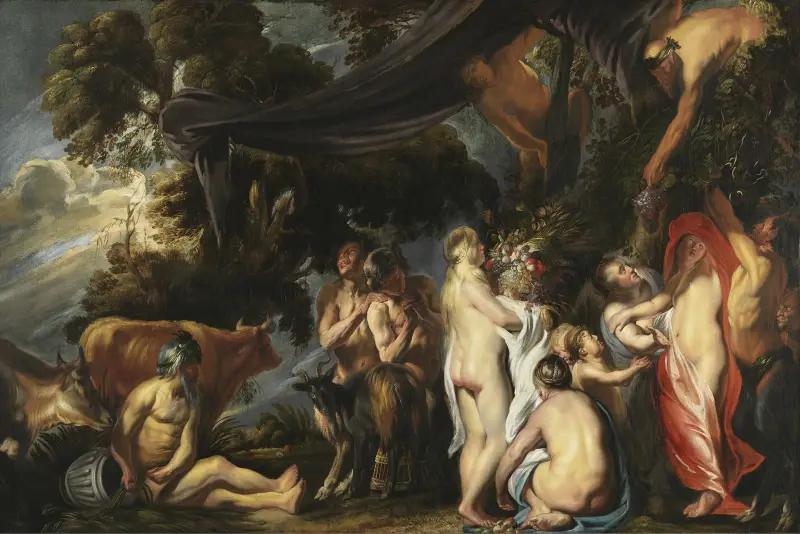 Fruktbarhetsallegori av Jacob Jordaens