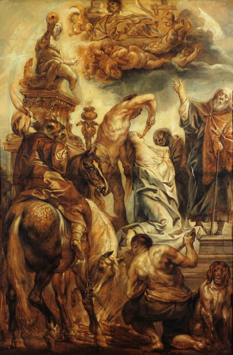 Das Martyrium der heiligen Apollonia von Jacob Jordaens