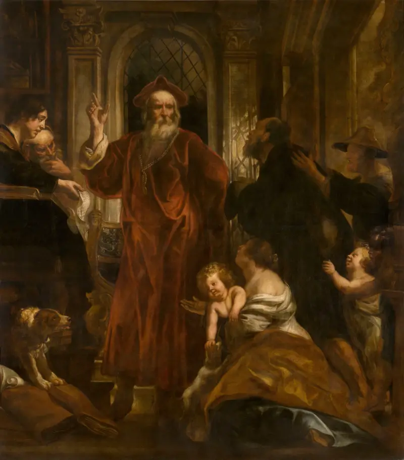 Den helige Ivo av Bretagne av Jacob Jordaens