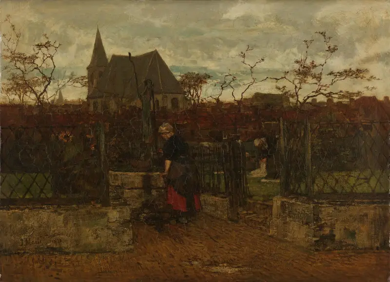 A Bleaching Field av Jacob Maris