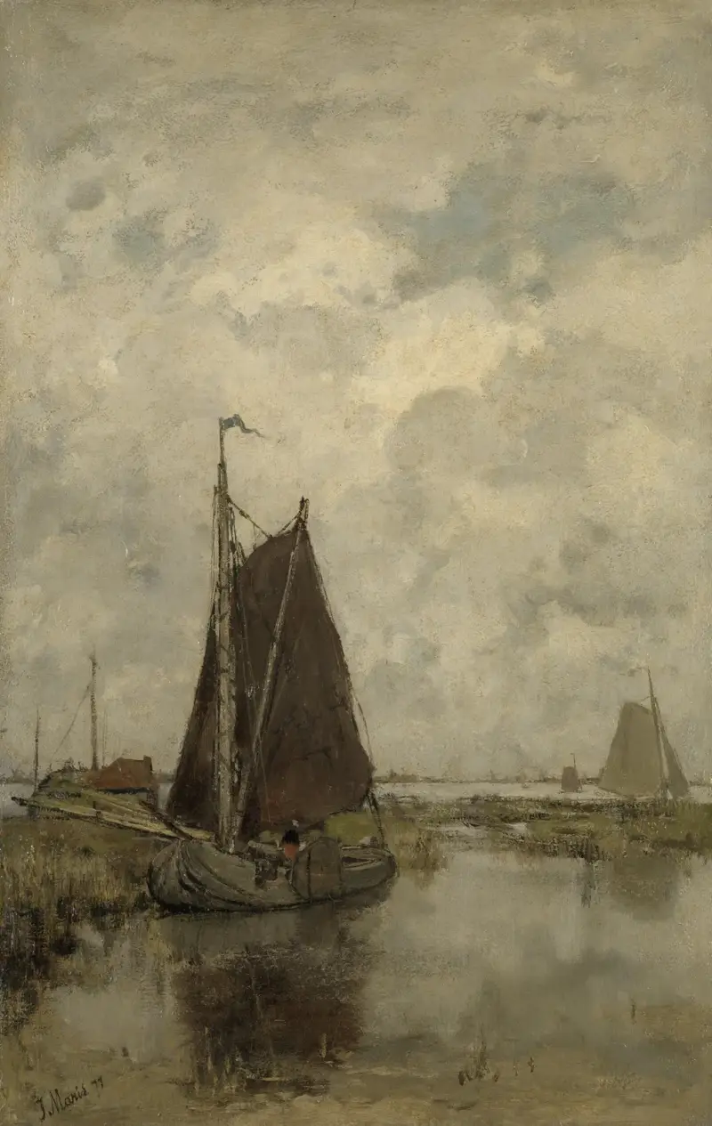 Ships in Dull Weather av Jacob Maris