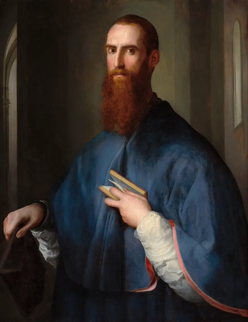 Monsignor della Casa (probably 1541-1544) av Pontormo (Jacopo Carucci)