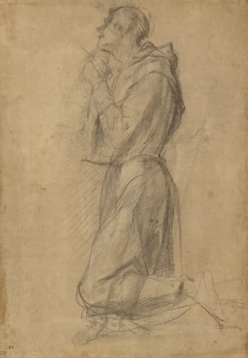 Saint Francis av Pontormo (Jacopo Carucci)
