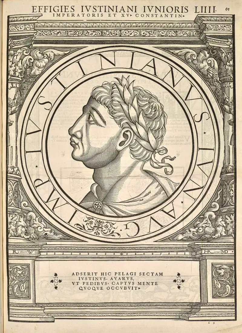 Justin II. von Jacopo Strada