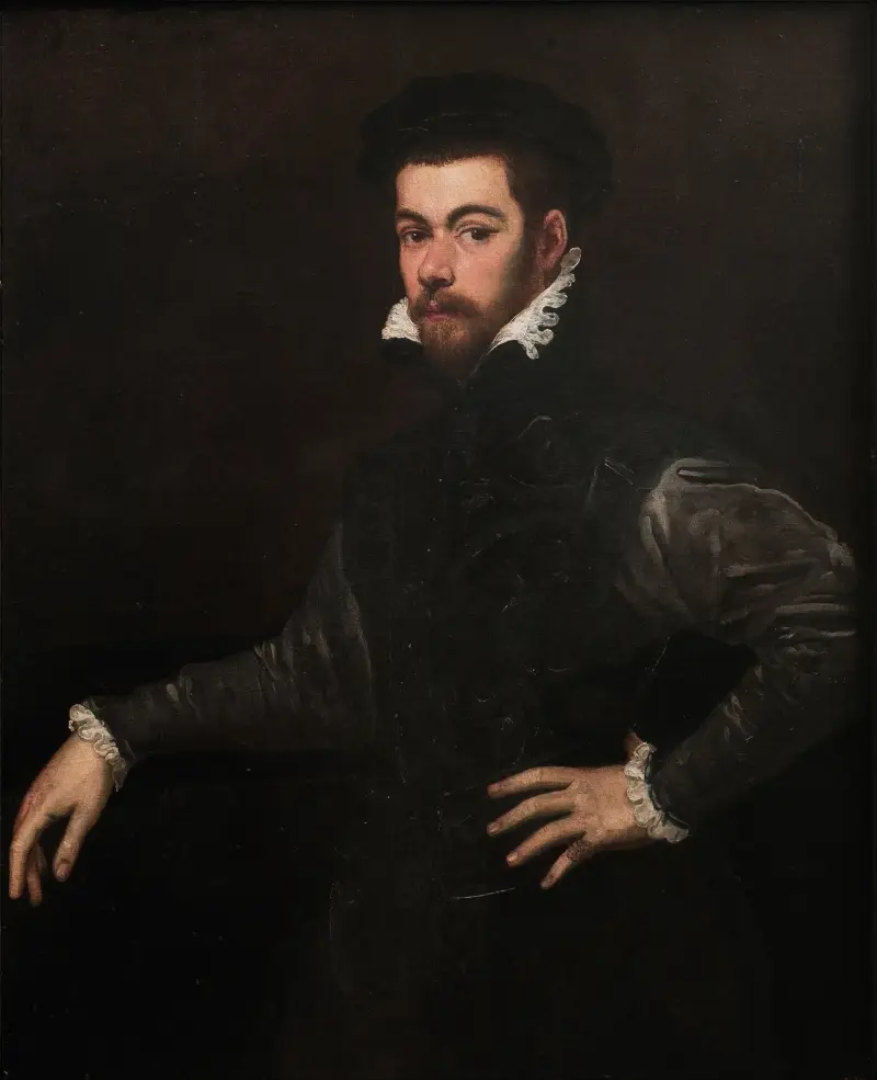 Porträtt av en gentleman av Jacopo Tintoretto