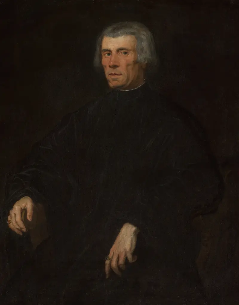 Porträtt av en man – nr 2 av Jacopo Tintoretto