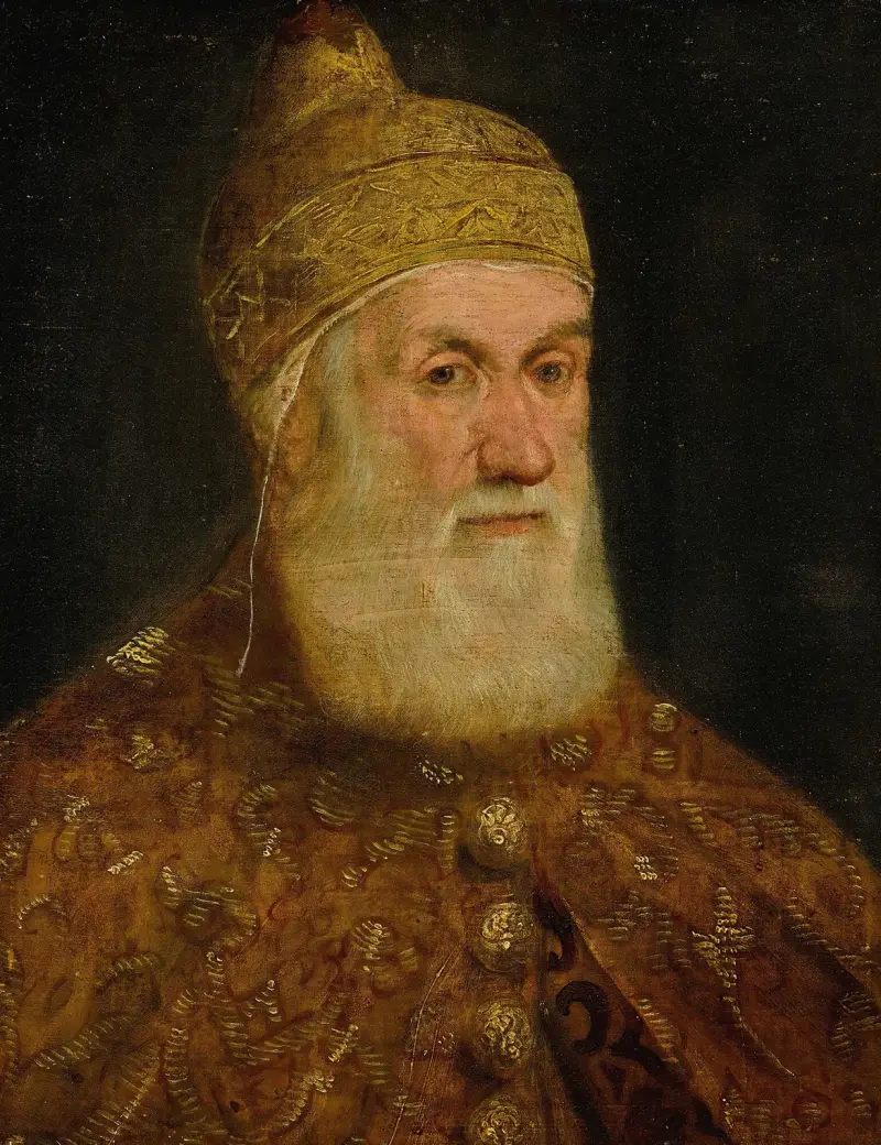 Porträtt av dogen Girolamo Priuli av Jacopo Tintoretto