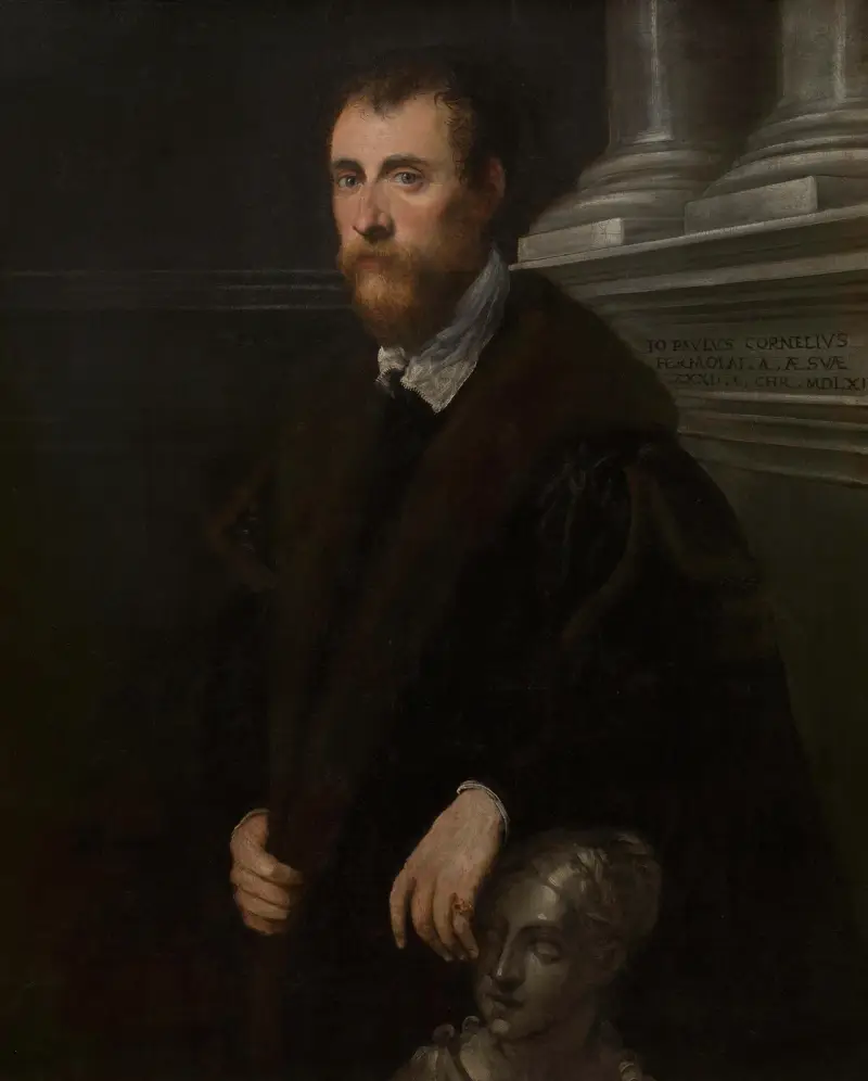 Porträtt av humanisten Giovanni Paolo Cornaro av Jacopo Tintoretto