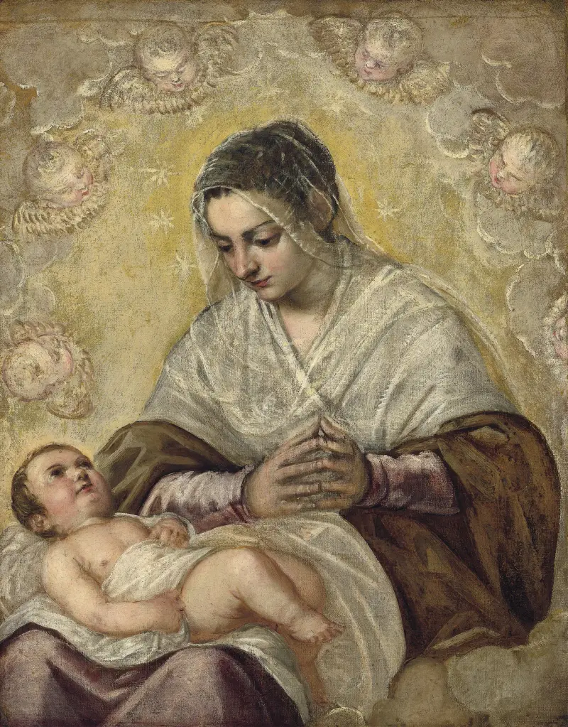 Madonnan med stjärnorna av Jacopo Tintoretto