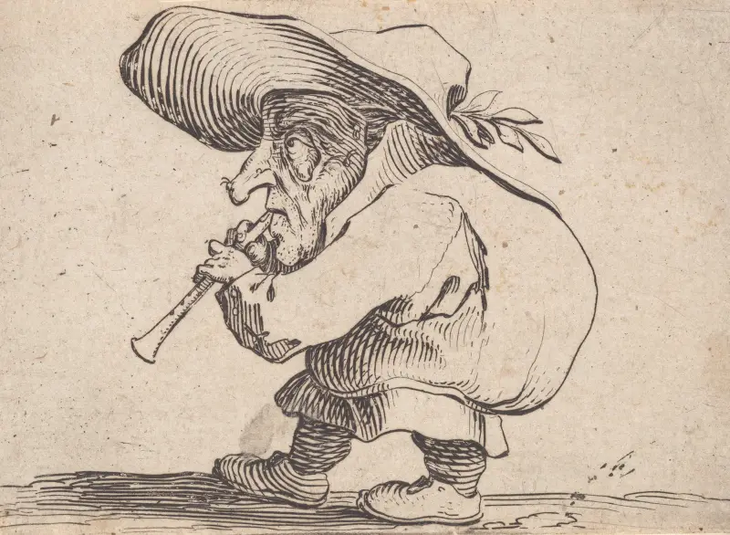 Hráč na flageolet, Jacques Callot