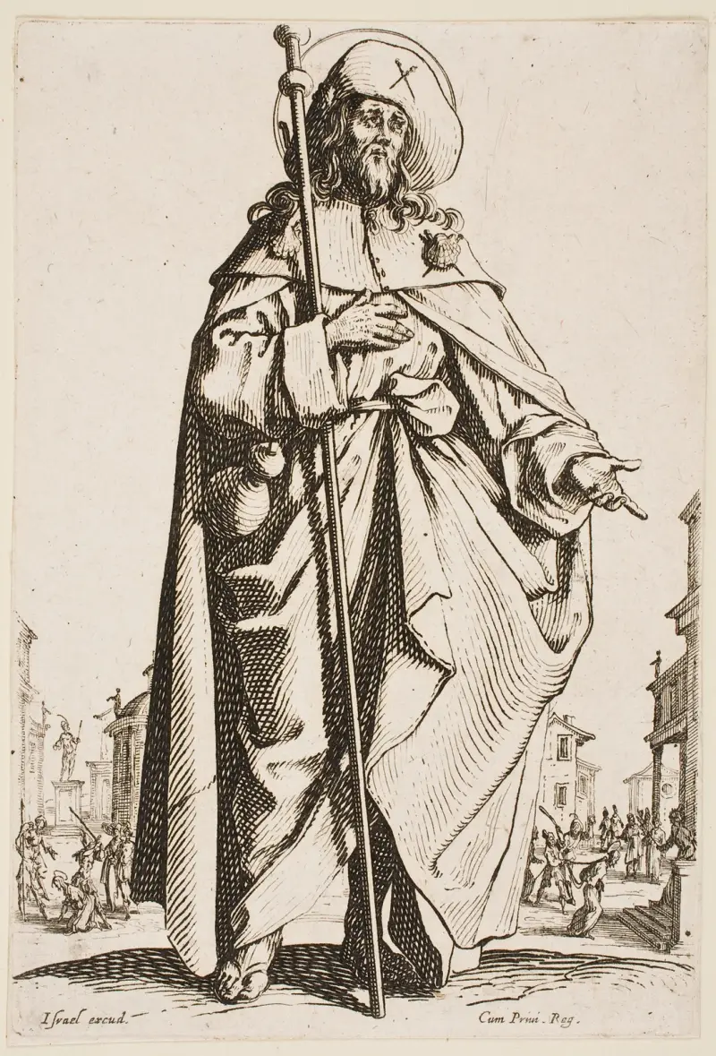 St. James the Greater av Jacques Callot