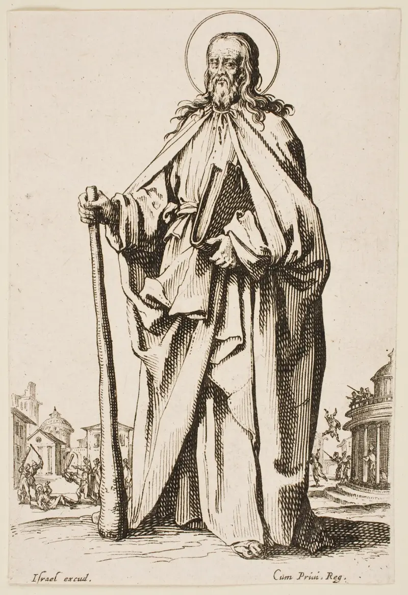 St. James the Less av Jacques Callot