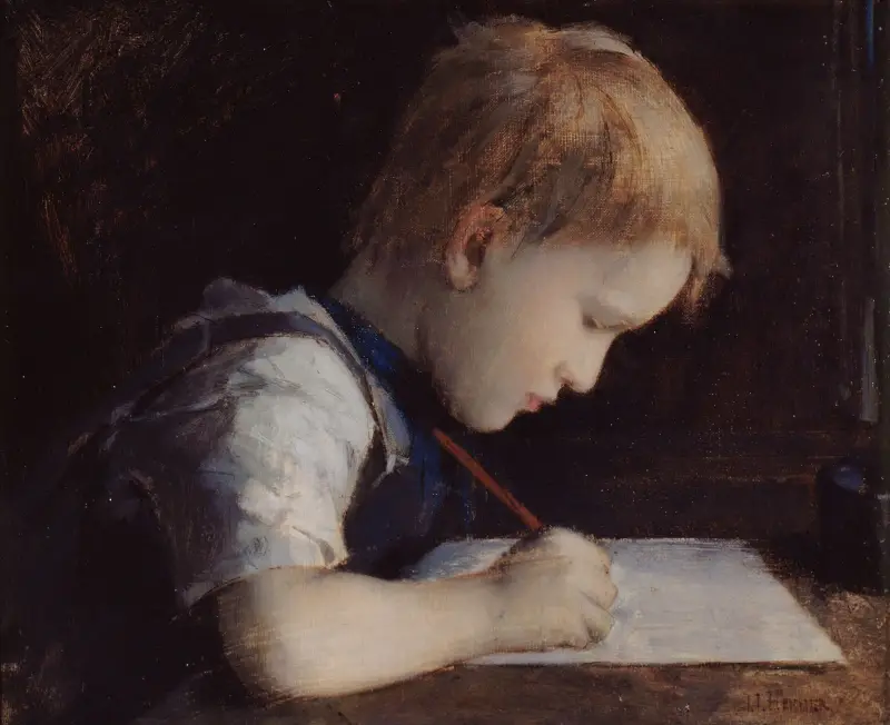 Mały skryba, Jean-Jacques Henner