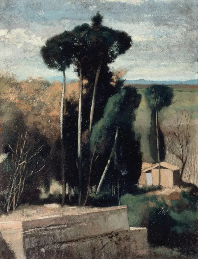 Paysage d’Italie av Jean-Jacques Henner