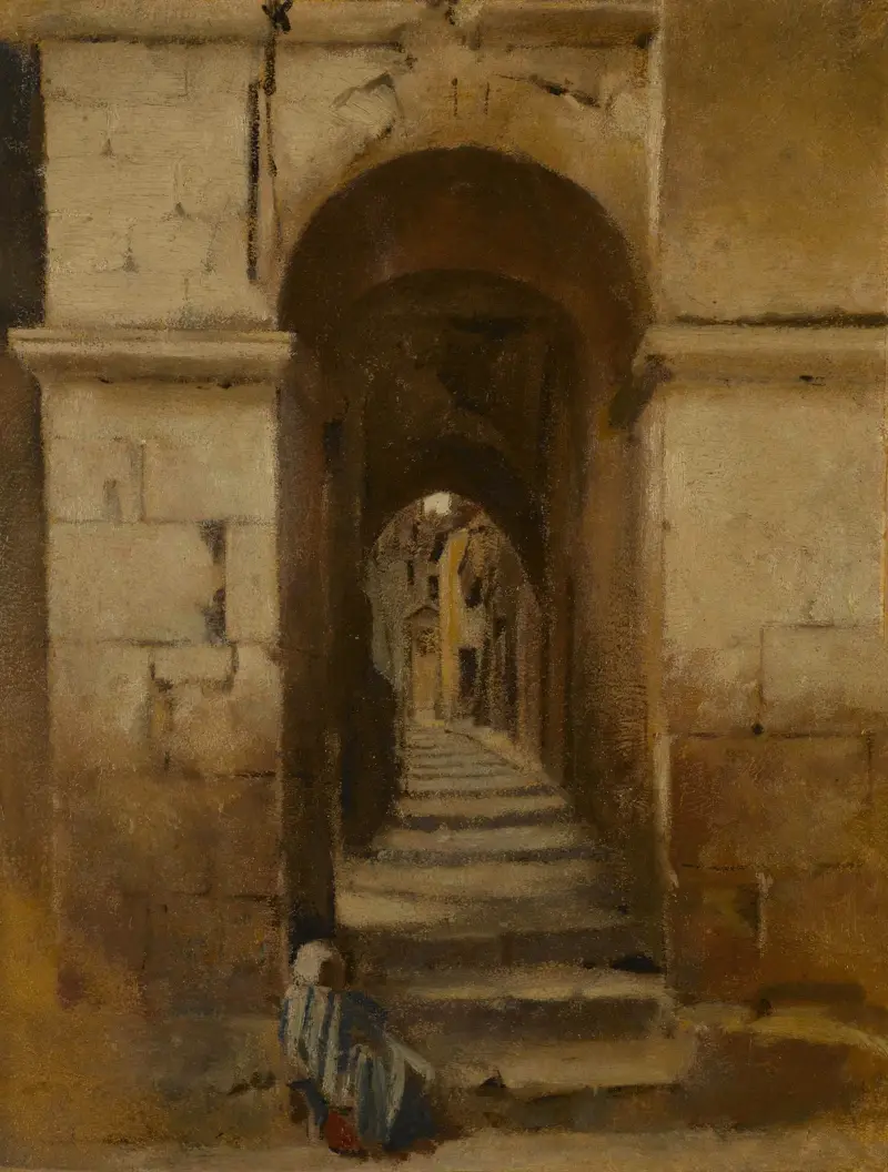 Zaułek w Rzymie, Jean-Jacques Henner