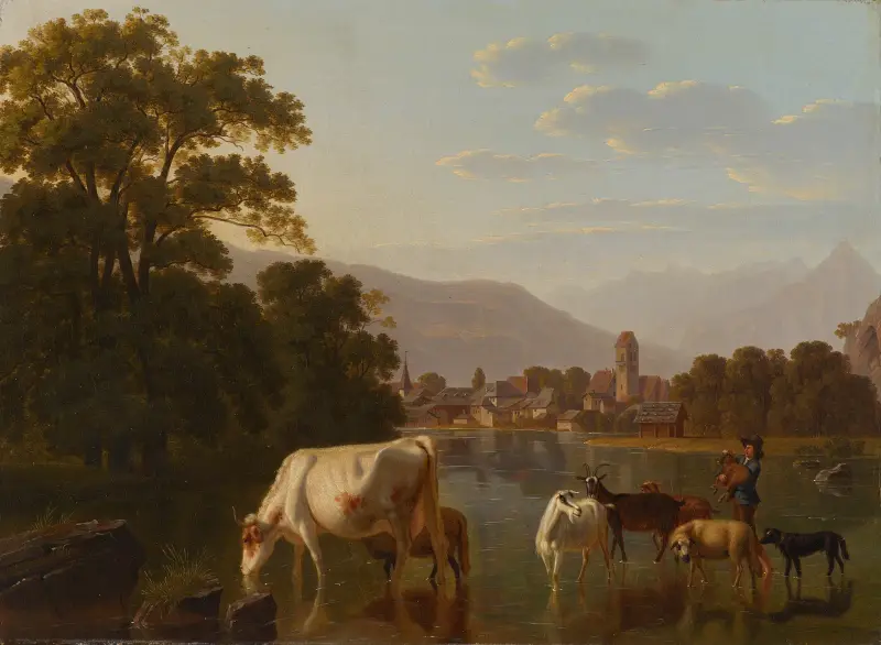 Unterseen av Johann Jakob Biedermann